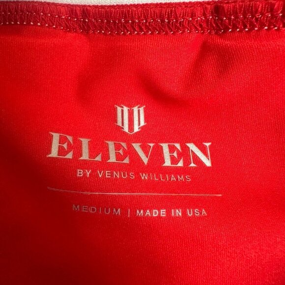 EleVen by Venus Williams Red Speedy High Waist Pleated Tennis Skirt - Picture 6 of 7